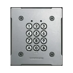Aiphone - AC10F - Clavier encastré métal injecté, rétro éclairé, 100 codes & 2 relais
